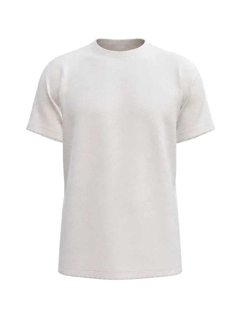 T-shirt blanc vu de face pour positionner un logo